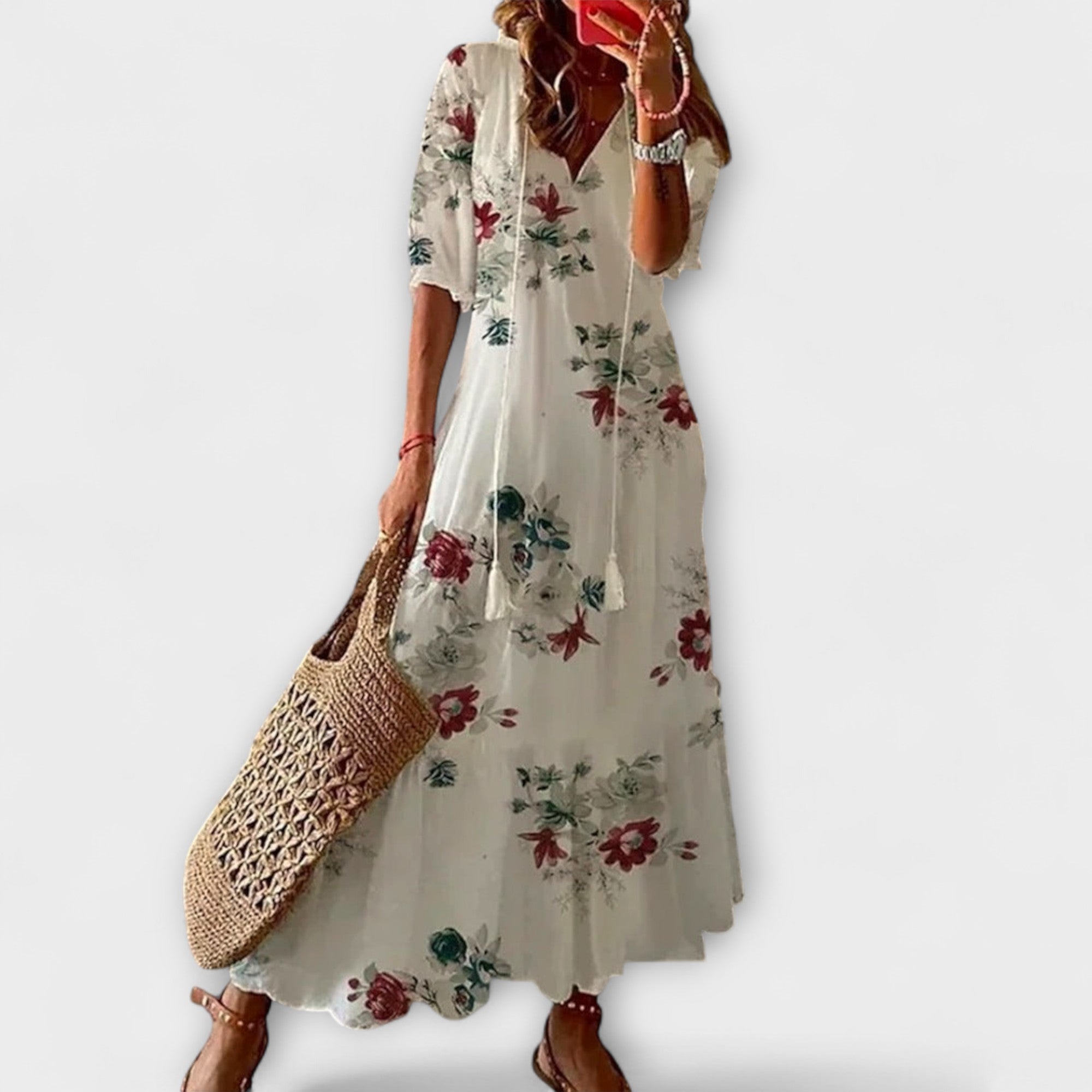 Anna — Bohemian Summer Dress with a Flowing Silhouette