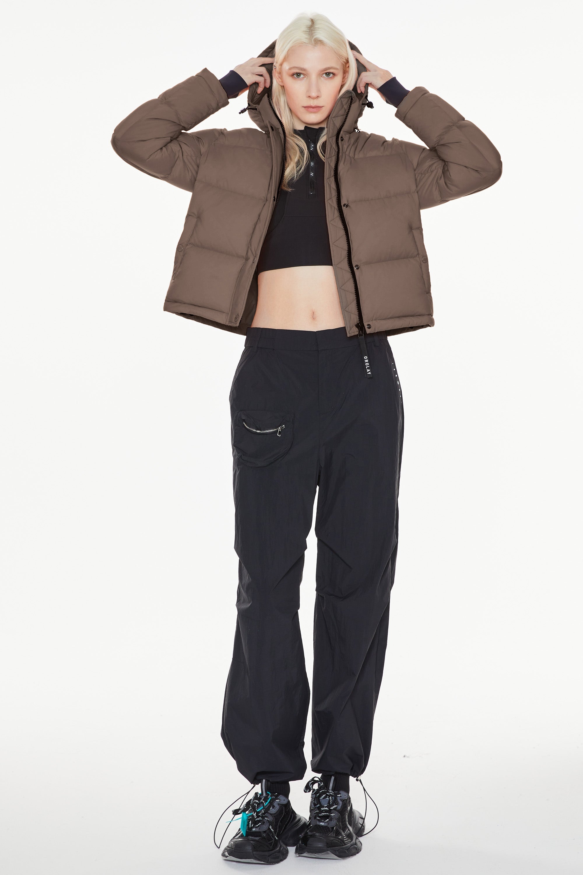 Beth - Aurora Cropped Thermal Down Puffer Jacket