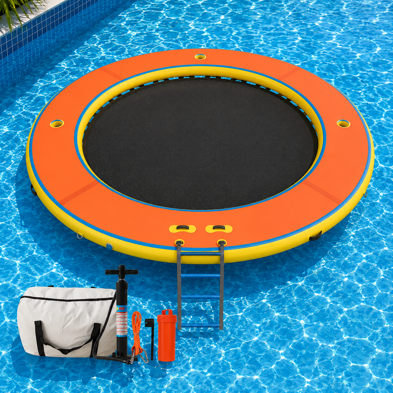 AMERLIFE Inflatable Water Hammock & Floating Dock