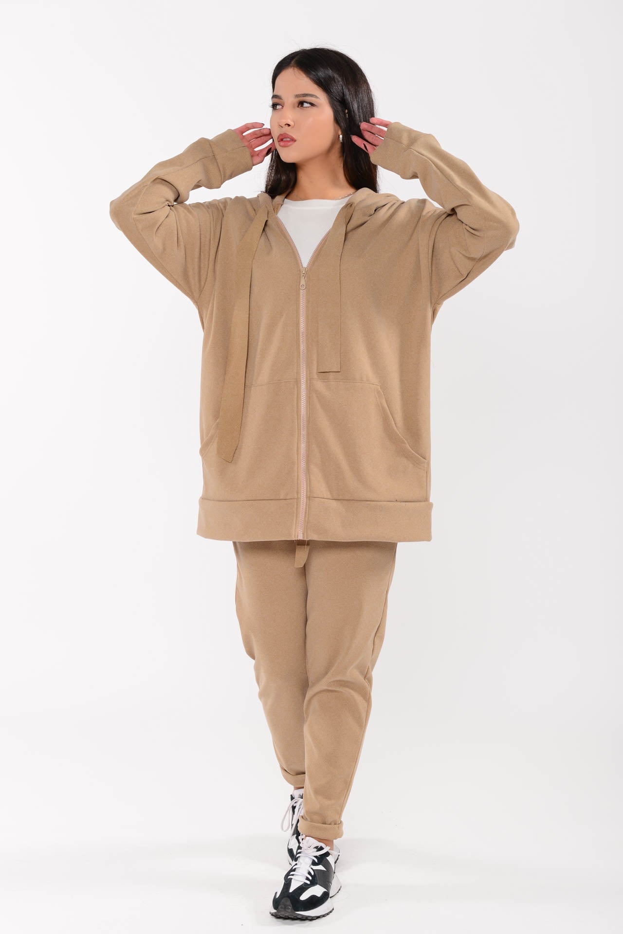 Solana | Fleece cardigan set