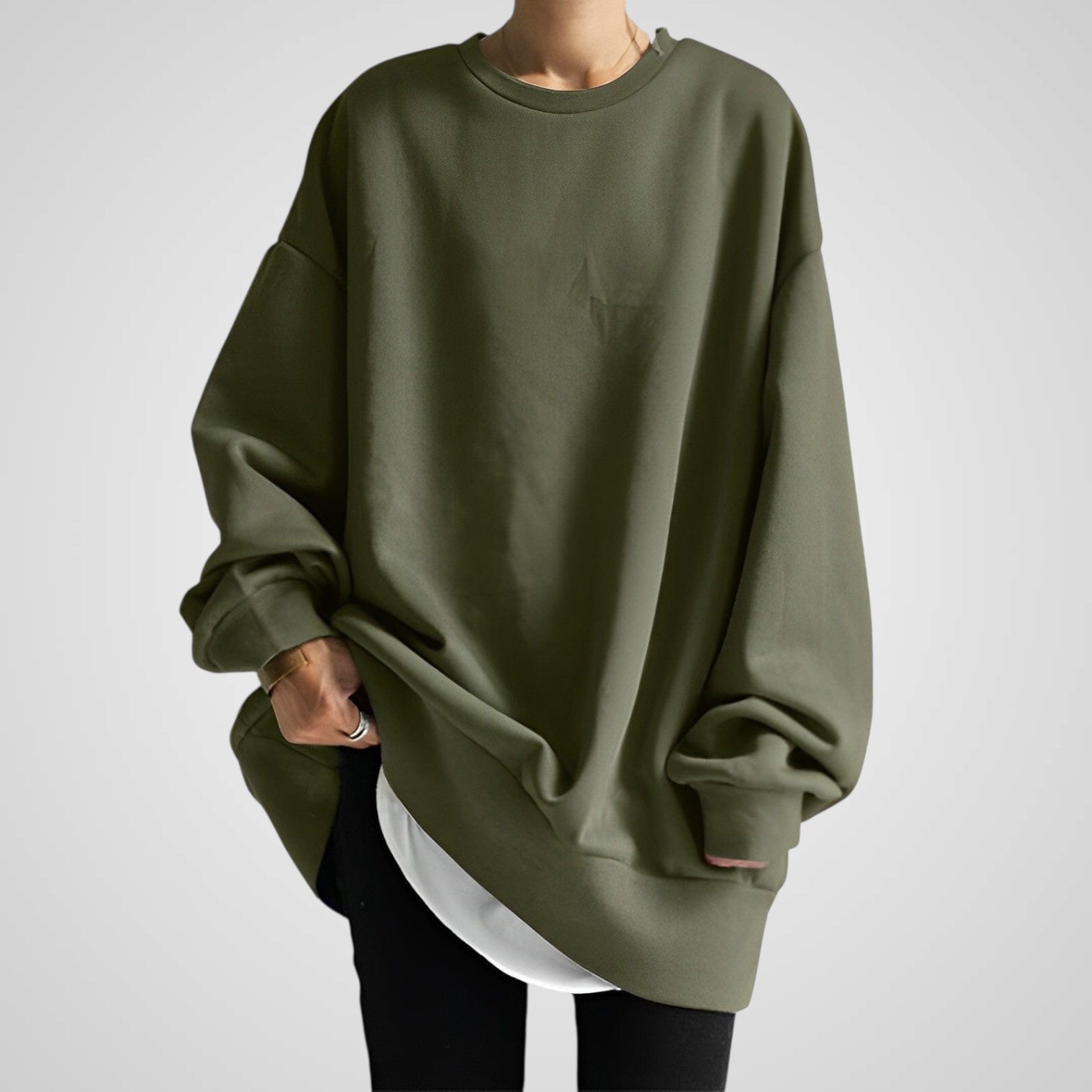 Fancy | Women's Loose Pullover Sweatshirt