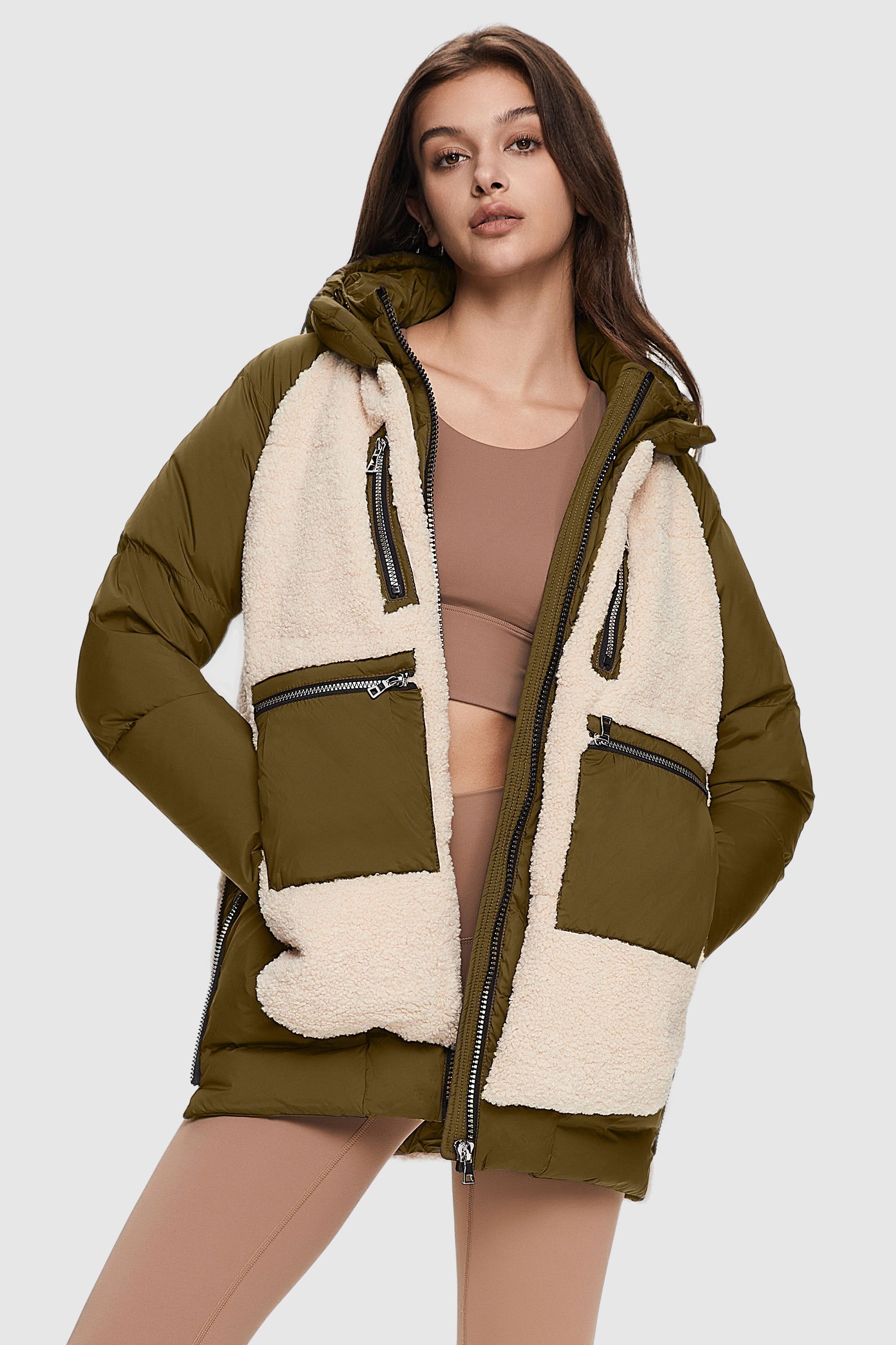 Irene - Fleece Down Puffer