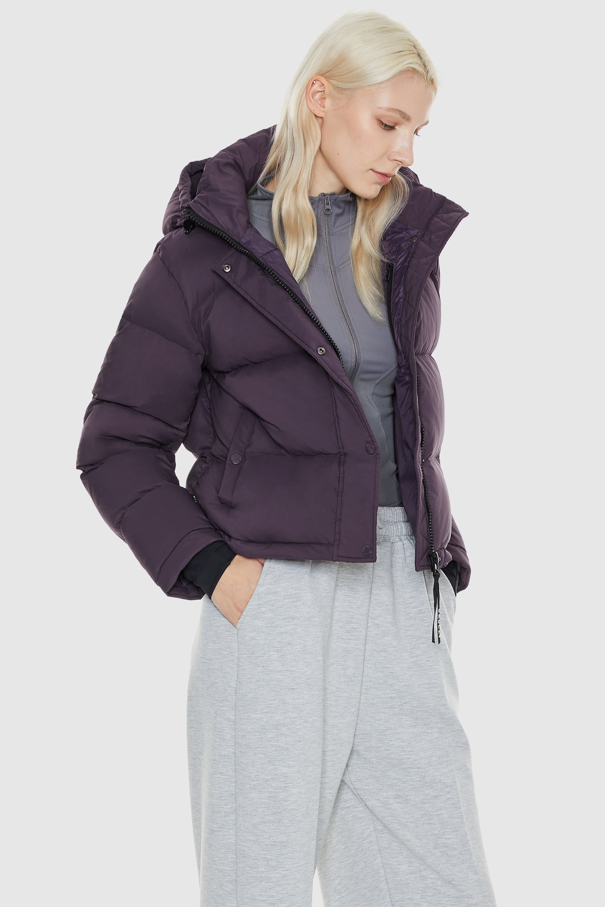 Beth - Aurora Cropped Thermal Down Puffer Jacket
