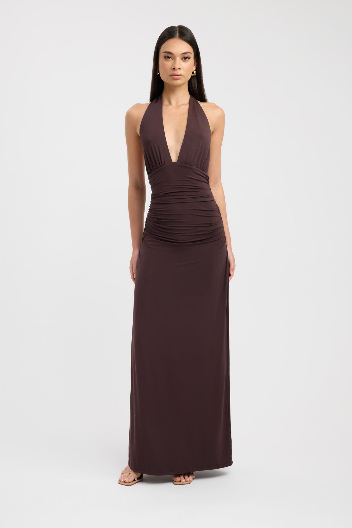 Sariah - Elegant Halter Maxi Dress