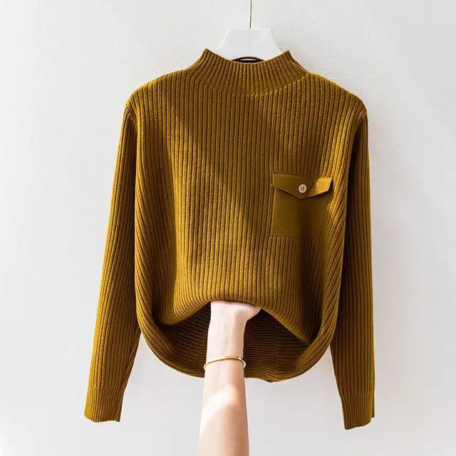 Elegant Knitted Turtleneck