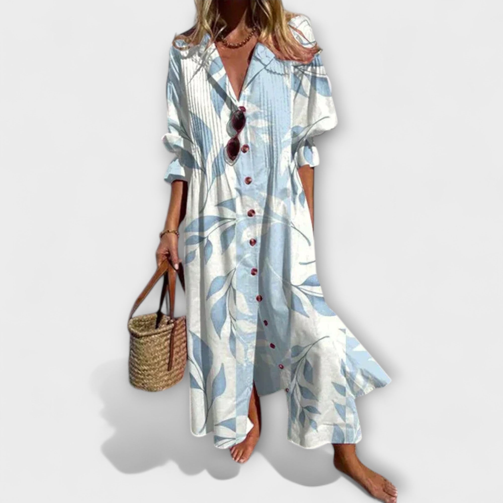 Lila — Attractive Maxi Dress That Covers the Belly