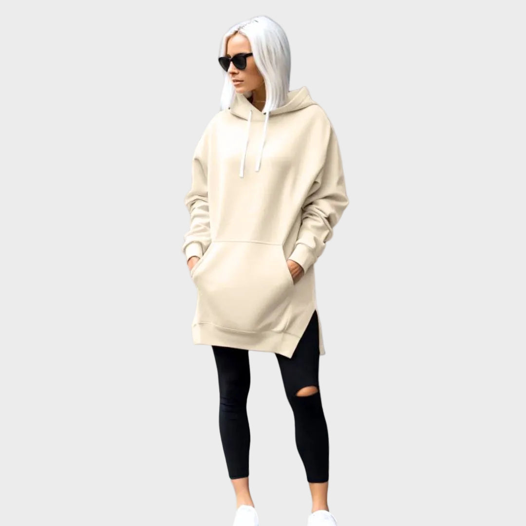 Rhea | Long Dress with Hood