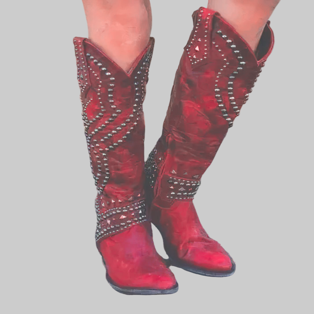 Monroe |knee-high western boots