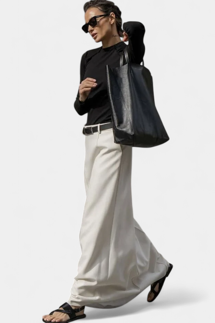 Ada H-Line Skirt Monochrome with Modern Urban Style