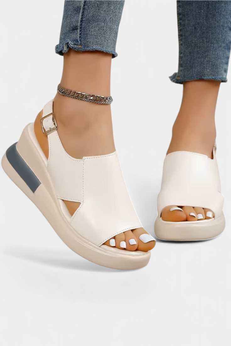 Brunilda Synthetic platform sandals