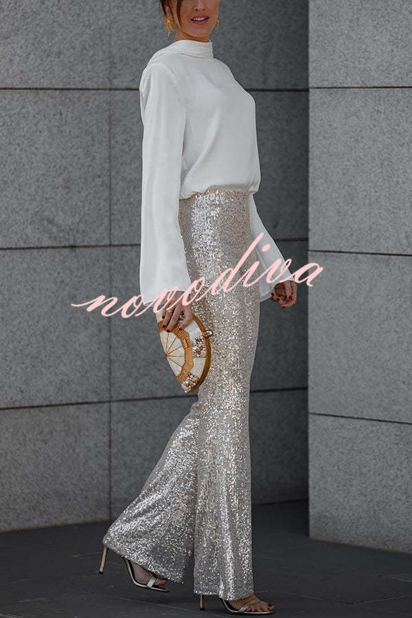 Evengelia | Secret of Elegance Satin Back Chain Blouse