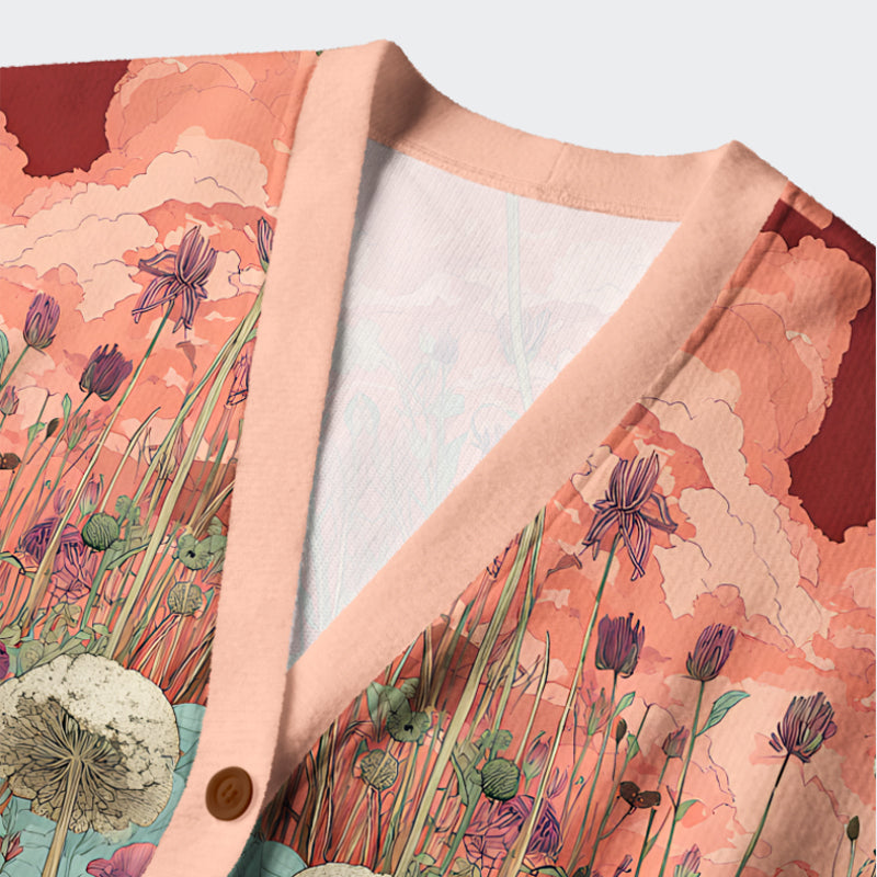 Andela | Knitted Cardigan (Ugly Cardigan) "The Mysteries of the Garden"