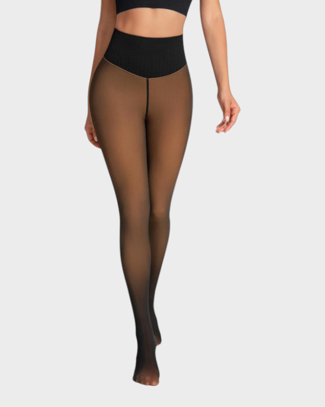 Jannie | One-Seam Sheer Fleece Leggings