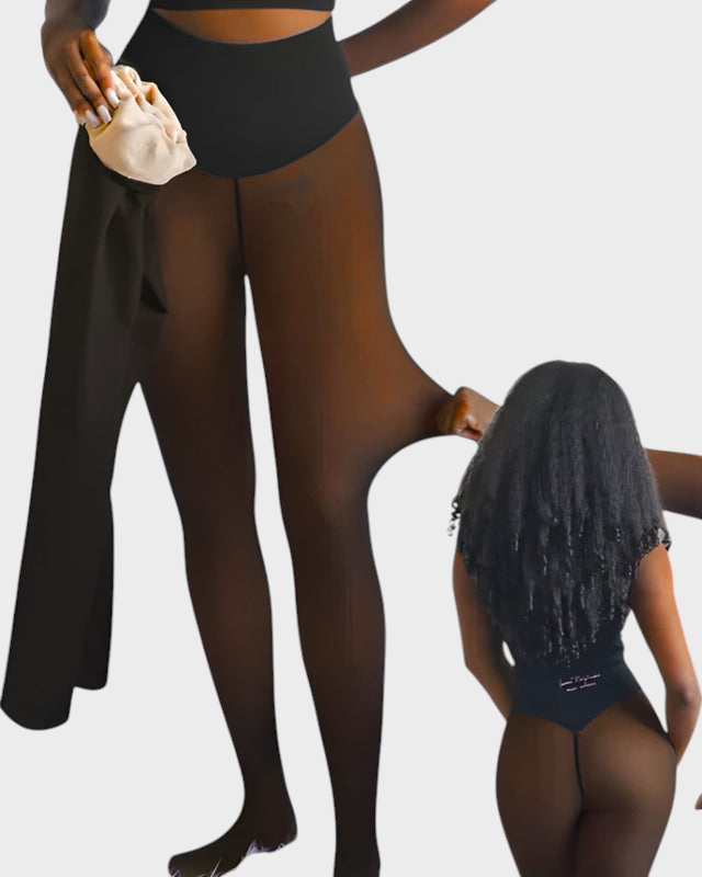 Jannie | One-Seam Sheer Fleece Leggings