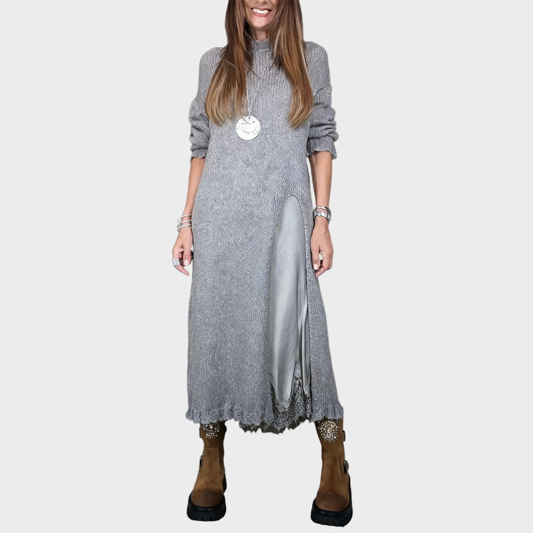 Lena | Elegant Long Knitted Dress