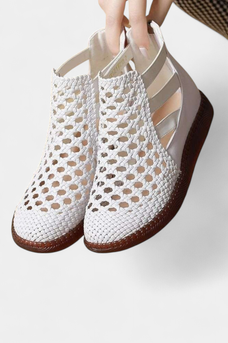 Alica Openwork knitted sandals with flexible sole