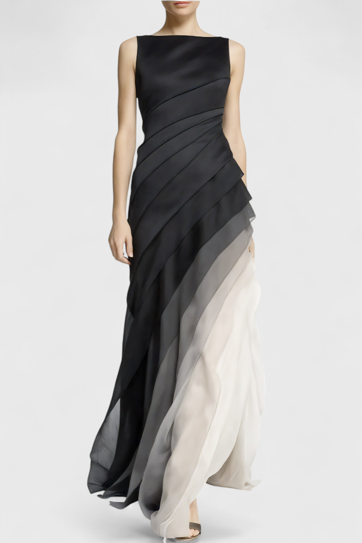 Angela Layered Gradient Dress