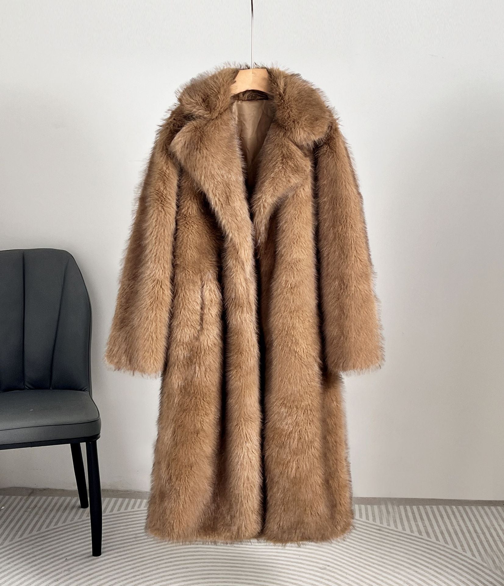 Harper - Long Faux Fur Jacket