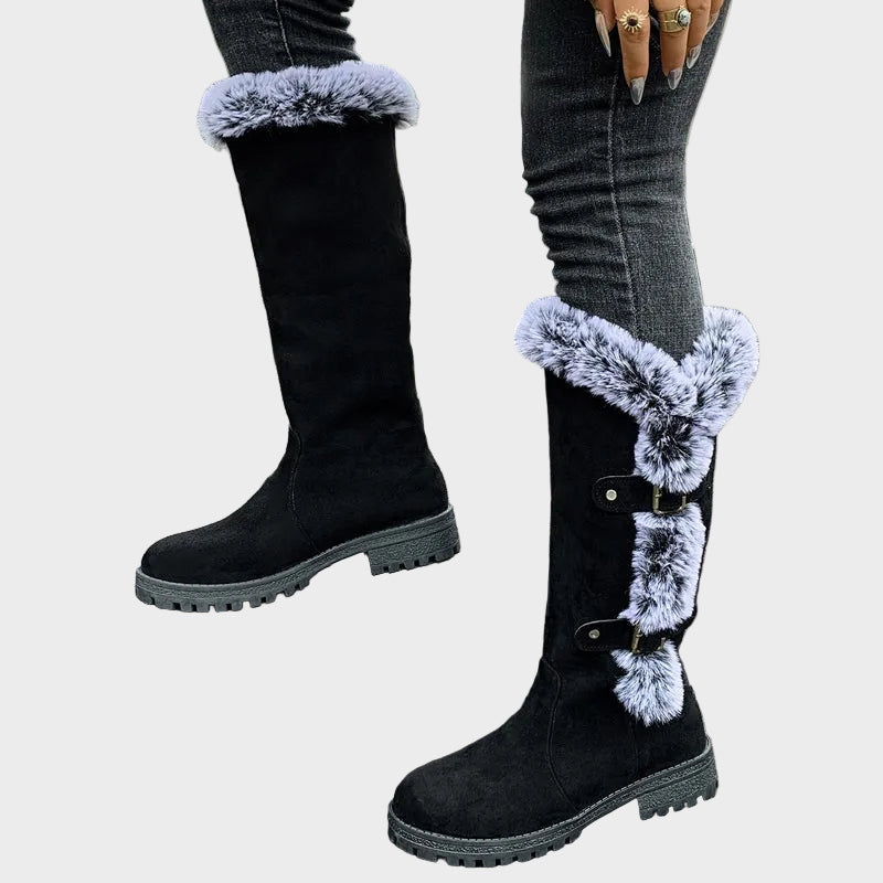 Lana - Ladies Thick Plush Mid-Calf Snowboots