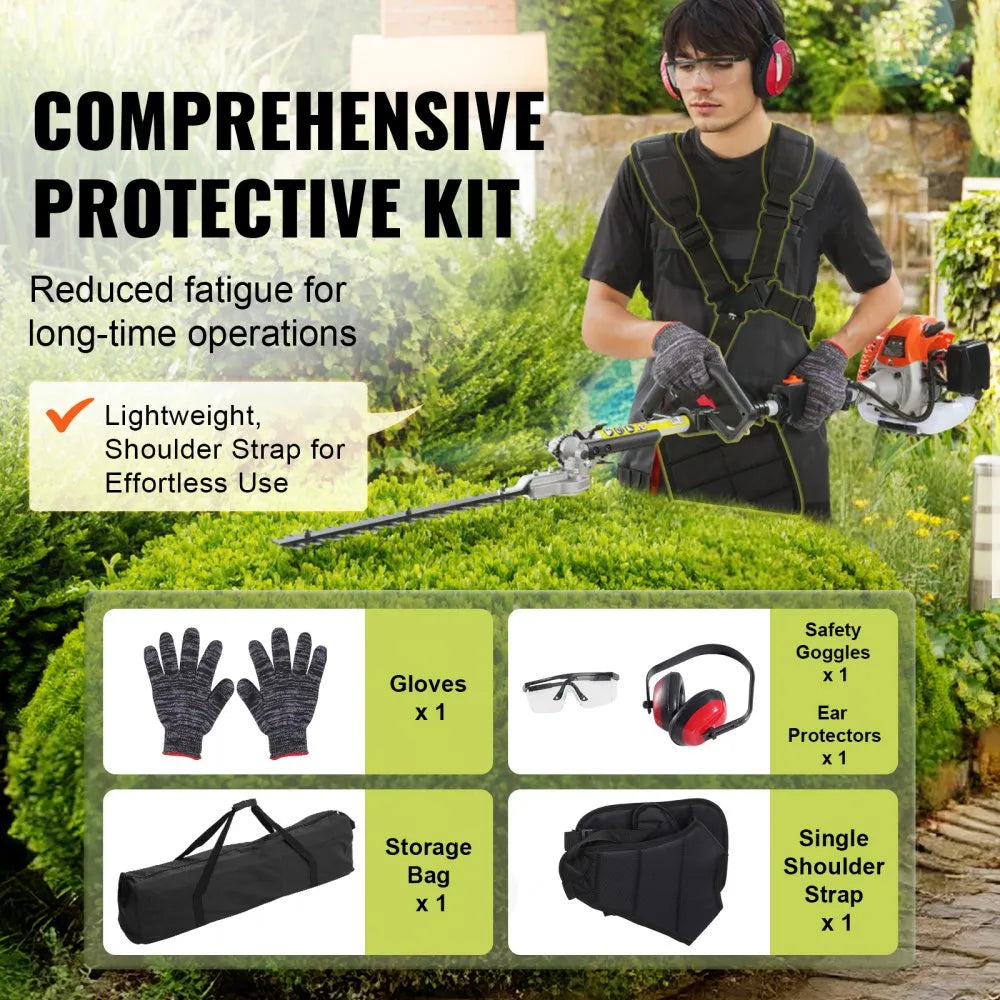 VEVOR 43CC 6-in-1 Multifunctional Pruning Tool