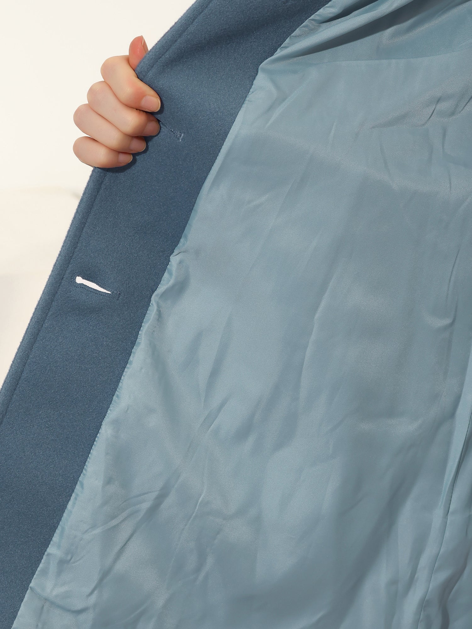 Josephine | women's trendy winter coat with one row of buttons